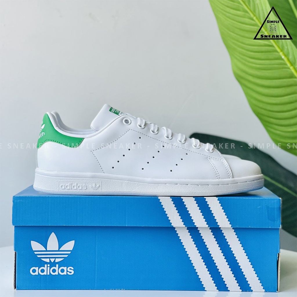 Giày Adidas Stan Smith Xanh Lá Chính Hãng💙SIMPLE SNEAKER💙Adidas Stan Smith Green Chất Liệu Da Cao Cấp Thời Trang Nam Nữ