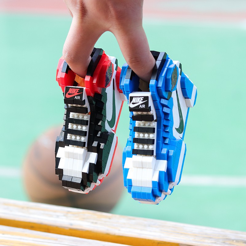 Mô Hình Lắp Ráp LEGO 3D Giày NIKE JORDAN - NIKIE JORDAN, Bộ Xếp Hình LEGO Giá Rẻ (500-900 Chi Tiết)
