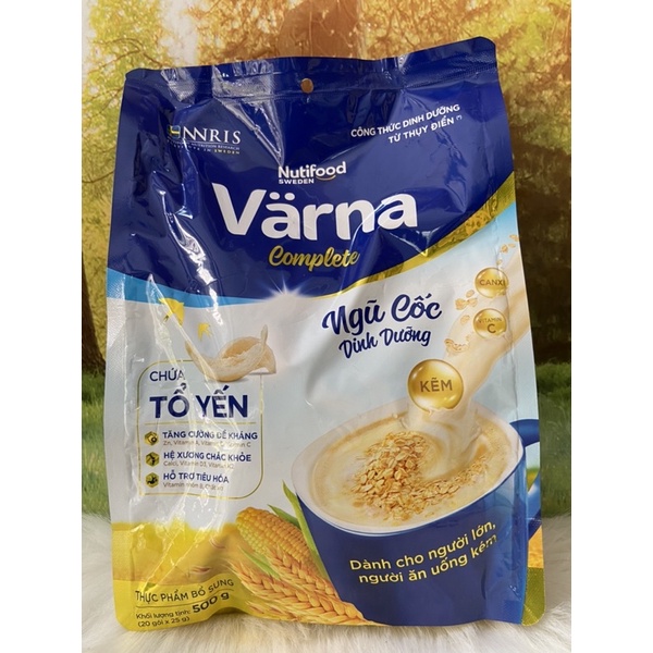 Ngũ cốc dinh dưỡng Värna Complete Túi 500g/20 gói*25g