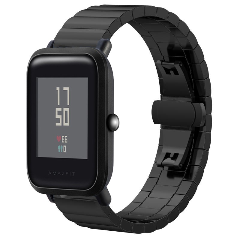 Dây Đeo Inox Cho Đồng Hồ Thông Minh Xiaomi Huami Amazfit Bip Bit Pace Lite Youth