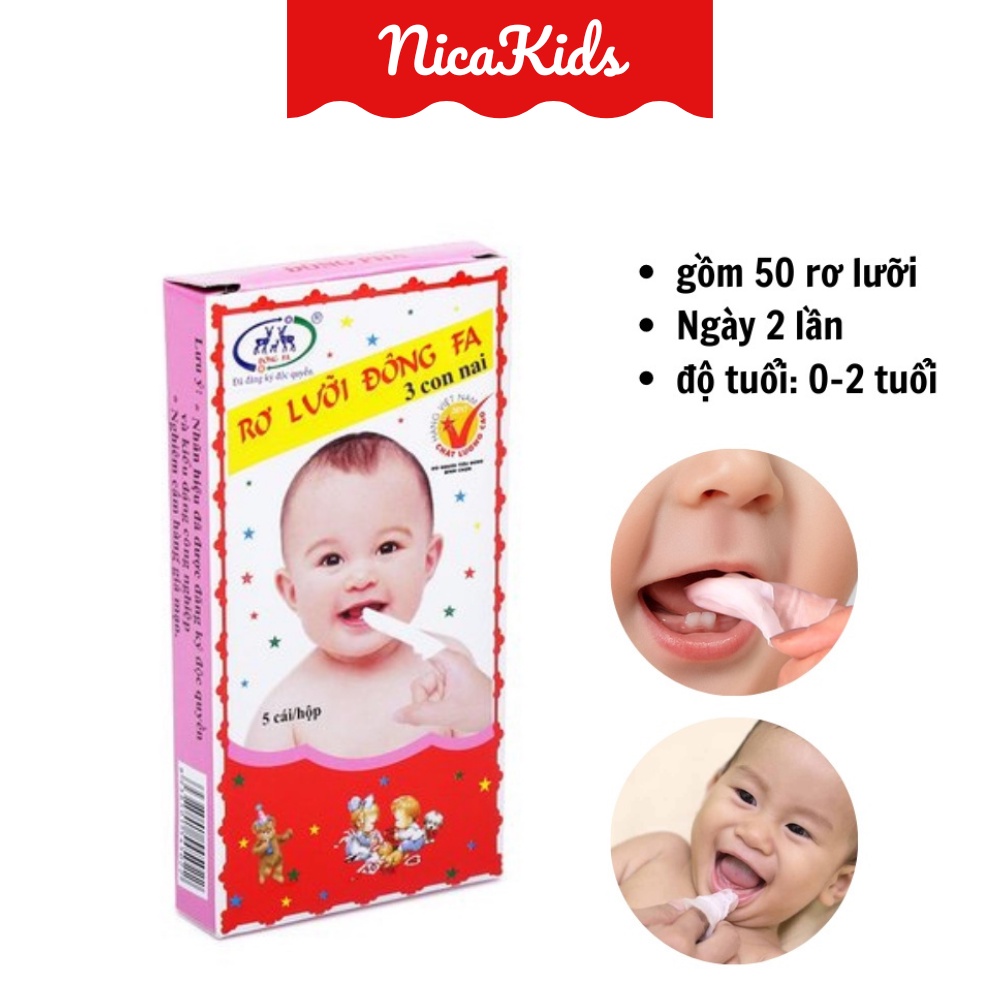 Rơ lưỡi Đông Fa ( 10 hộp,50 cái )