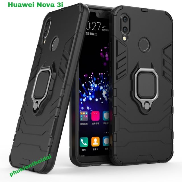 Ốp lưng Huawei Nova 3i chống sốc Iron Man Iring cao cấp