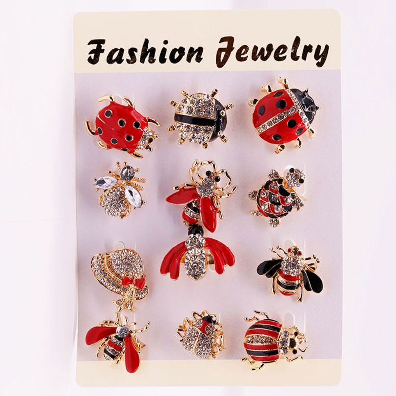 Ghim Cài Áo Hình Côn Trùng Phong Cách Vintage Thời Trang Cho Nữ