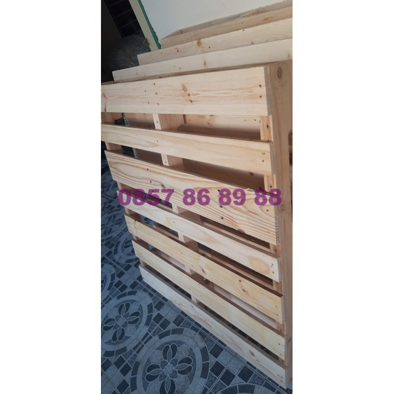 [Giá Xưởng] Giường Pallet Gỗ Thông/ Giường Ngủ Pallet Gỗ Thông Gấp Gọn / Pallet Kê Nệm 1mx2m - 2mx2m