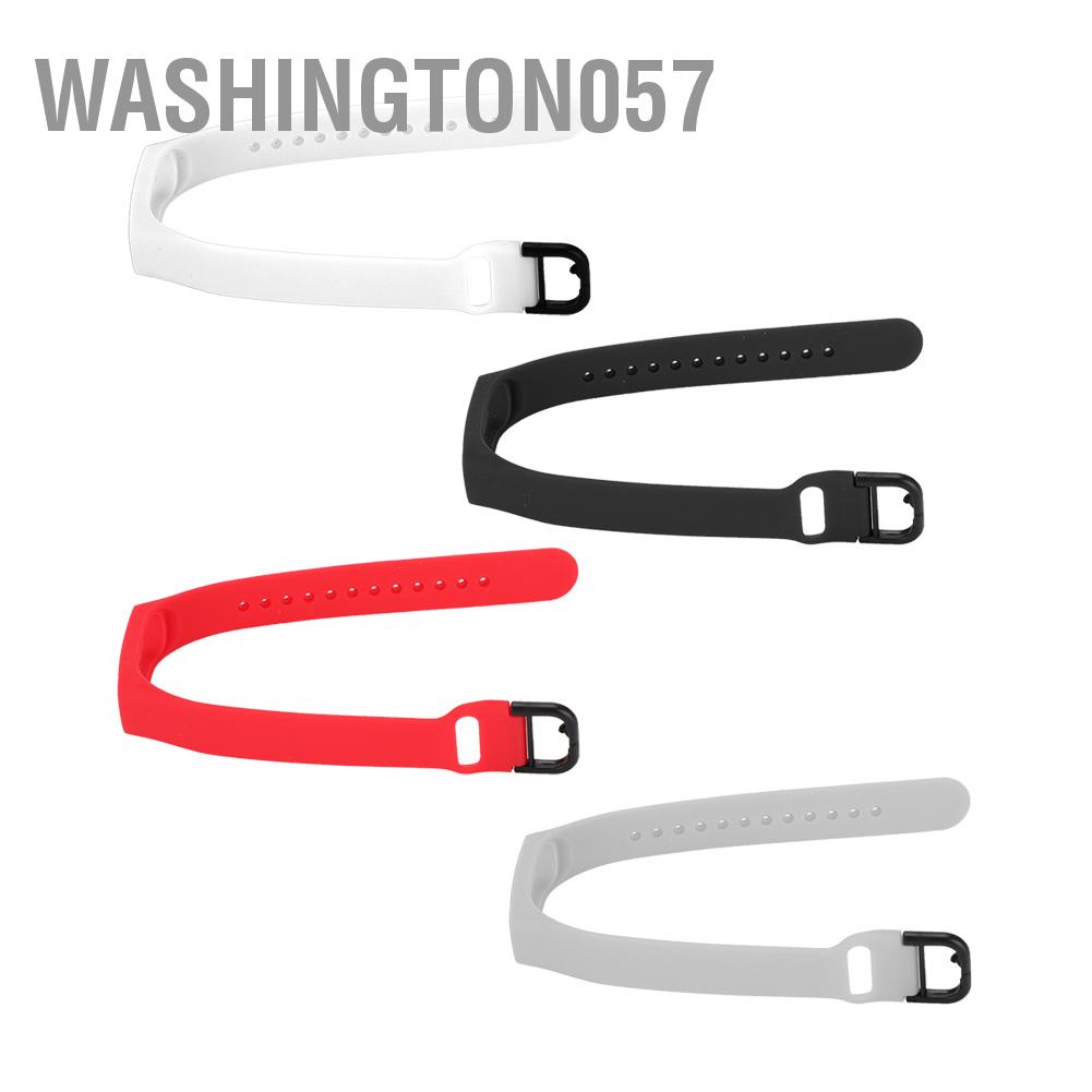 Washington057 One-piece Solid Color Silicone Watch Strap Suitable for Samsung galaxy fit-e / SM-R375