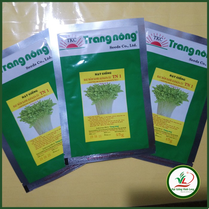 Hạt giống rau Mầm xanh ALFALFA ÚC TN 1 - 15g