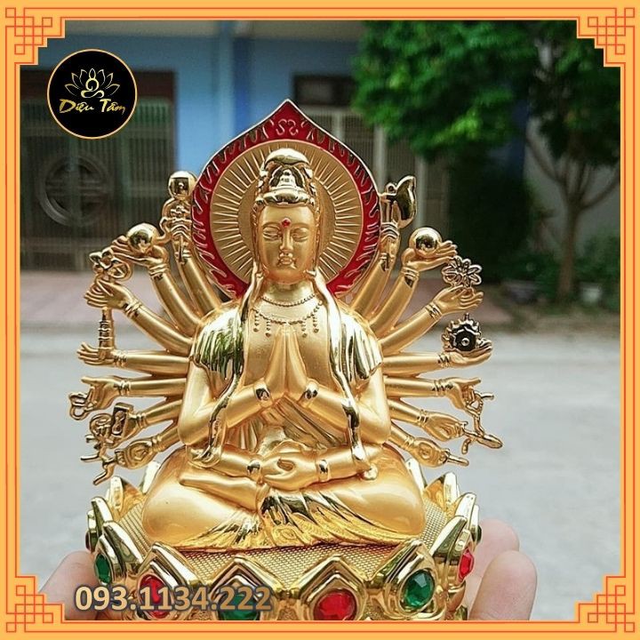 Tượng phật bà quan âm ngàn tay mang lại an lạc, niềm vui, tài lộc