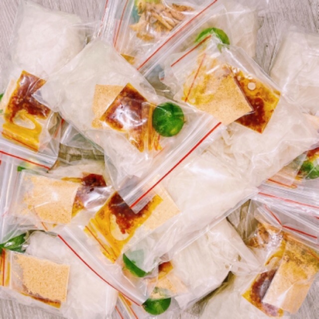 [Mã 77FMCGSALE1 giảm 10% đơn 250K] Bánh tráng phơi sương / dẻo sợi FULL topping (hành tỏi phi sate) 3Size | BigBuy360 - bigbuy360.vn