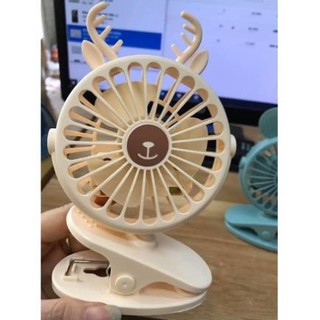 [Mã ELHA22 giảm 5% đơn 300K] Quạt kẹp mini có đèn phát sáng