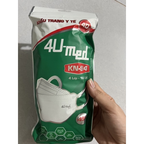 Khẩu trang 4 lớp KF94 (10 cái/ gói)