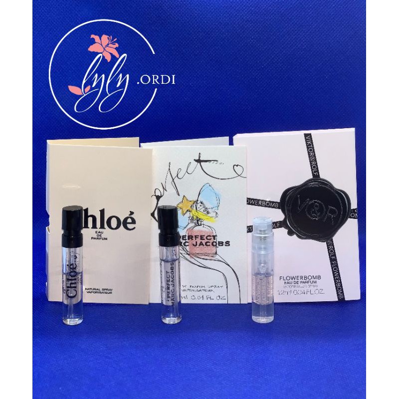 (Bill Sephora- USA) Set 7 Vial Sample Nước Hoa Các Hãng