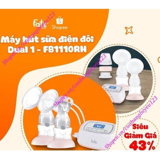 (CÓ PIN SẠC) Máy hút sữa điện đôi 2 động cơ Fatz FatzBaby Dual 1 - FB1110RH