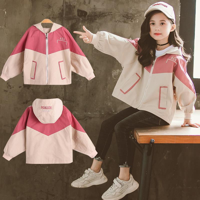 ♦Áo Khoác♥Áo Khoác Ngoài Thời Trang Thu Xuân Phong Cách Phương Tây Hàn Quốc 2020 Cho Bé Gái 6 {7#8 {Phiên Bản Hàn Quốc 9 {Jacket 12 Tuổi {Jacket {Từ Tính)