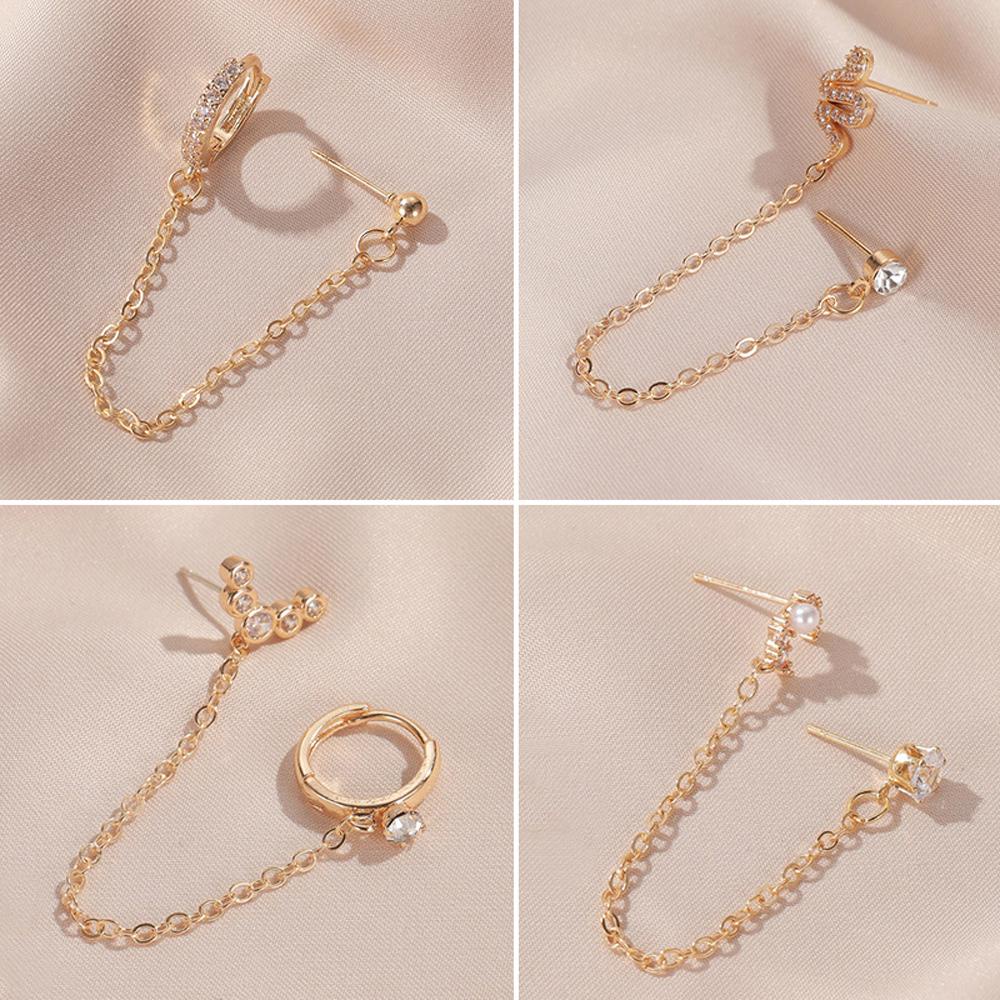 Bông Tai Tròn Phối Tua Rua Hình Động Vật Ngọt Ngào Cho Nữ|Trang Sức Thời Trang