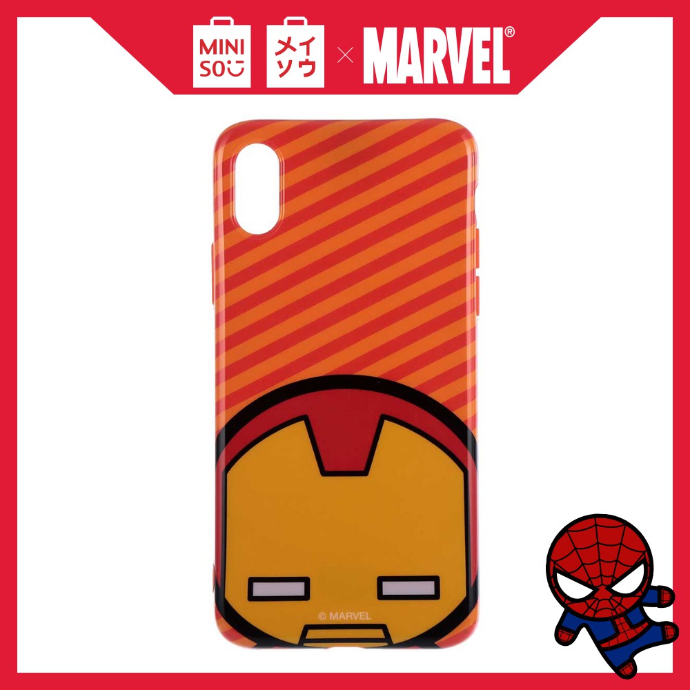 Ốp lưng điện thoại X/ Xs A Miniso in hình Marvel (Nhiều màu) :Marvel B