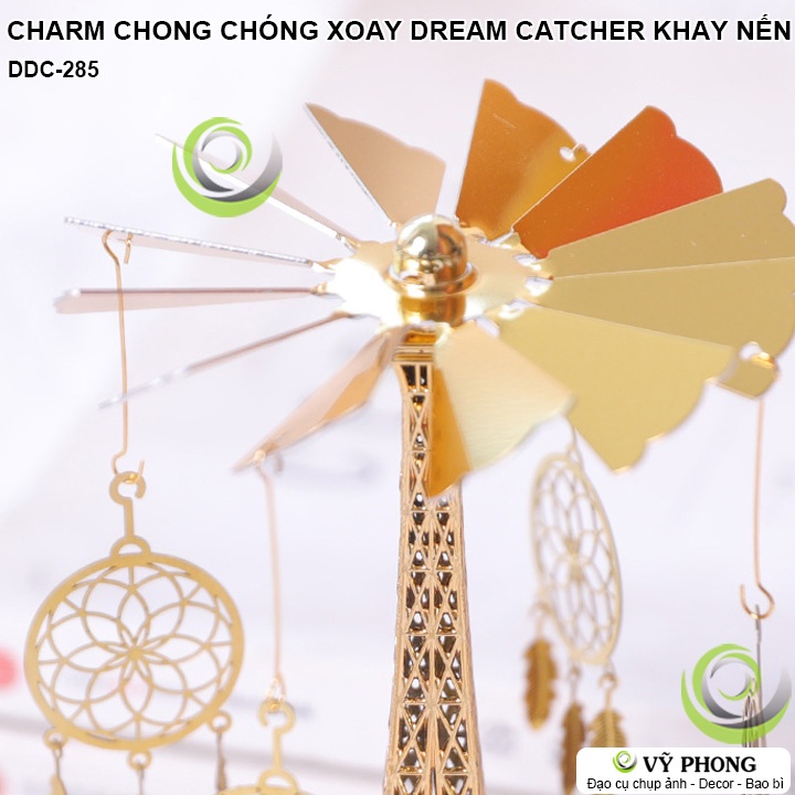 CHARM CHONG CHÓNG XOAY DREAM CATHCHER KHAY NẾN PHỤ KIỆN CHƠI NẾN DECOR TRANG TRÍ ĐẠO CỤ CHỤP SẢN PHẨM INS DDC-285