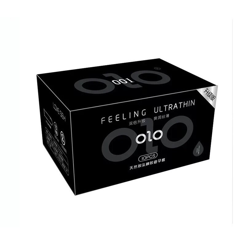 Bao cao su OLO Feelex mỏng, nhiều gel bôi trơn, kéo dài thời gian, có hương thơm