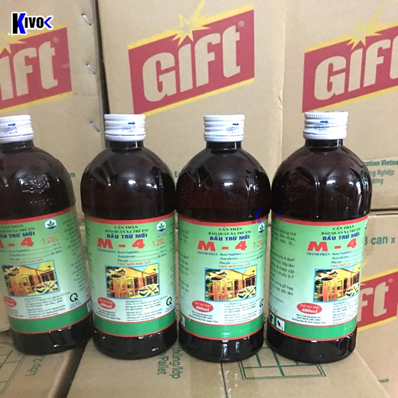 Thuốc Diệt Côn Trùng Mối Tận Gốc Chai Lớn Vipesco M-4 480ml - Thuốc Diệt Mối, Kiến, Gián, Dầu Trừ Mối - Kivo