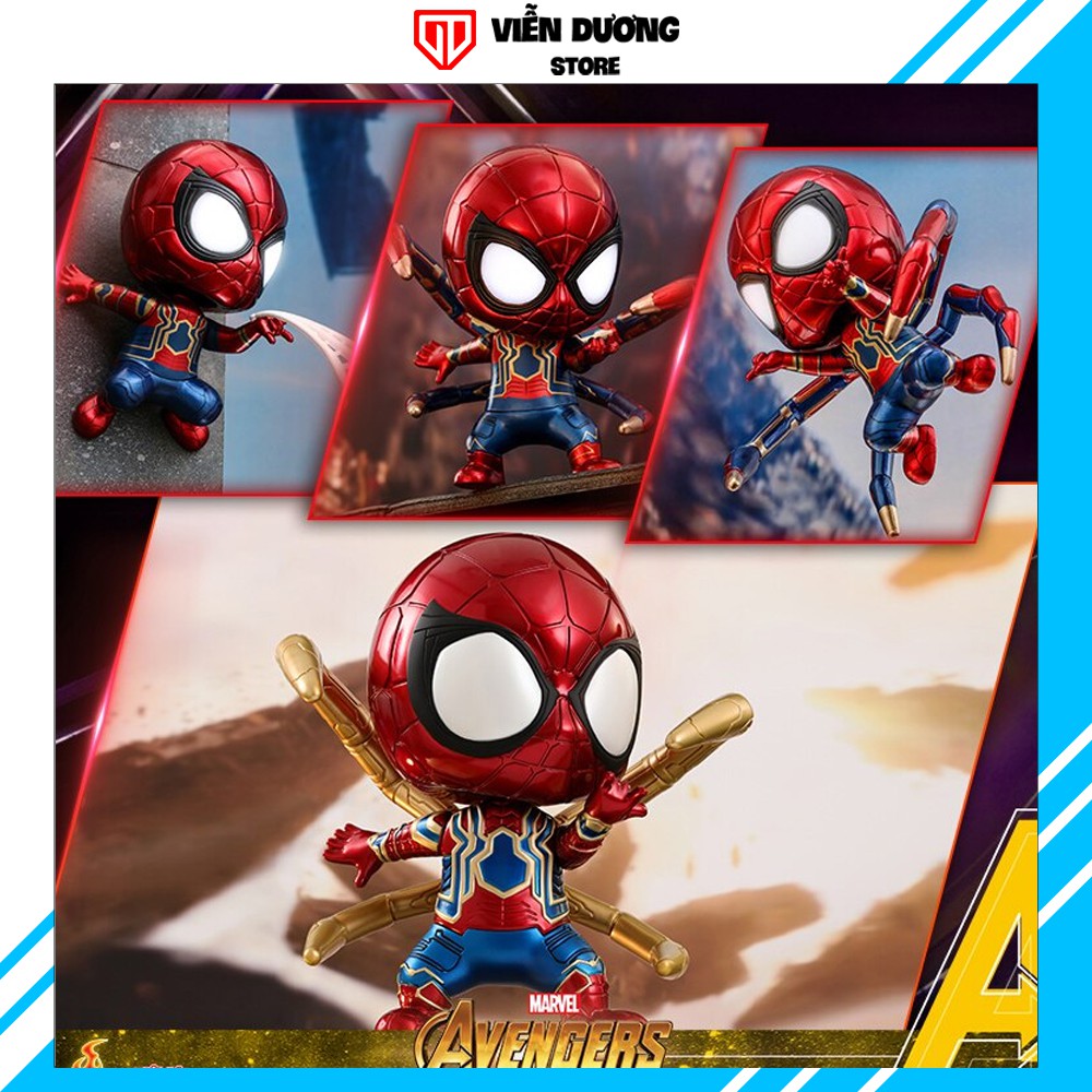Mô hình iRon Spider Man Chibi (Có LED) Avengers 3