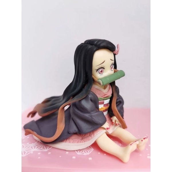 Mô Hình kimetsu no yaiba Chibi 7cm - Mô Hình Thanh Gươm Diệt Quỷ Nezuko Chibi Bằng Nhựa Pvc Cao Cấp
