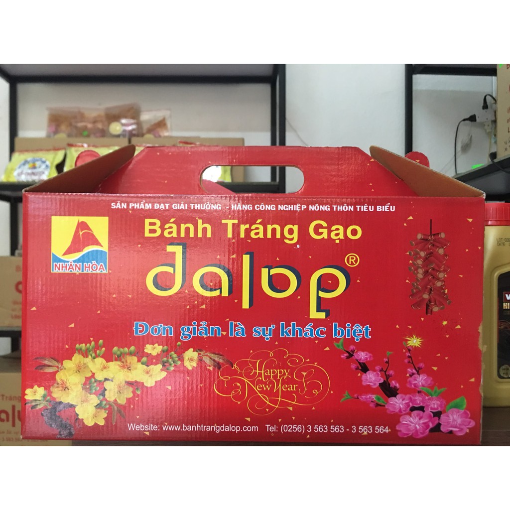 Bánh tráng nướng gạo mè Dalop Bình Định (4 bánh/gói) | BigBuy360 - bigbuy360.vn