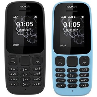 ĐiệnThoại Nokia 105 2 Sim 2017 Chính Hãng - Bảo Hành 12 Tháng - Kèm Pin Sạc