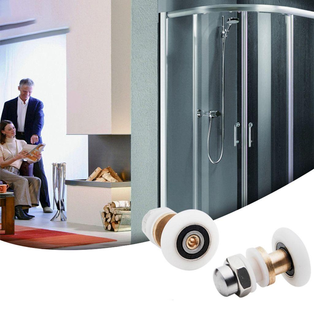 Bánh Xe Ròng Rọc Màu Trắng Bằng Hợp Kim Bền Bỉ Cho Cửa Trượt