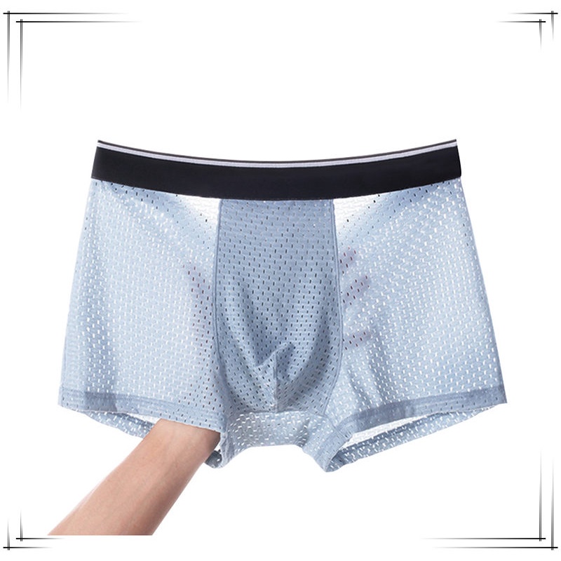 [8 Trong 1] Quần Lót Nam Dạng Lưới, Quần Lót Nam