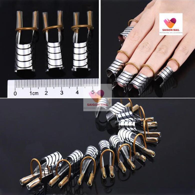 Foil Đắp Bột kim loại (set 5 cái)