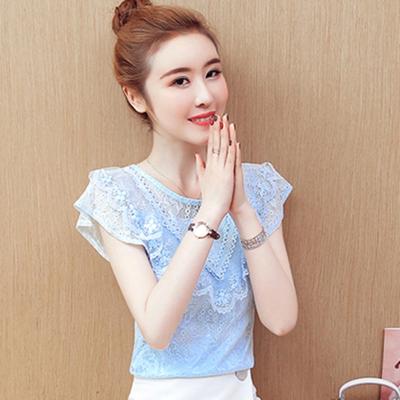 Áo Sơ Mi Voan Ngắn Tay Thời Trang Mùa Hè Dành Cho Nữ