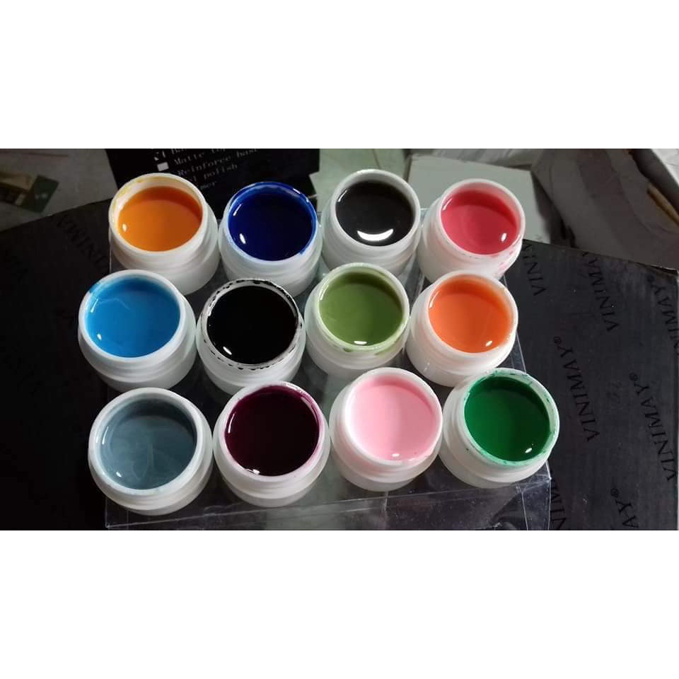 Set gel vẽ 12 màu siêu đẹp