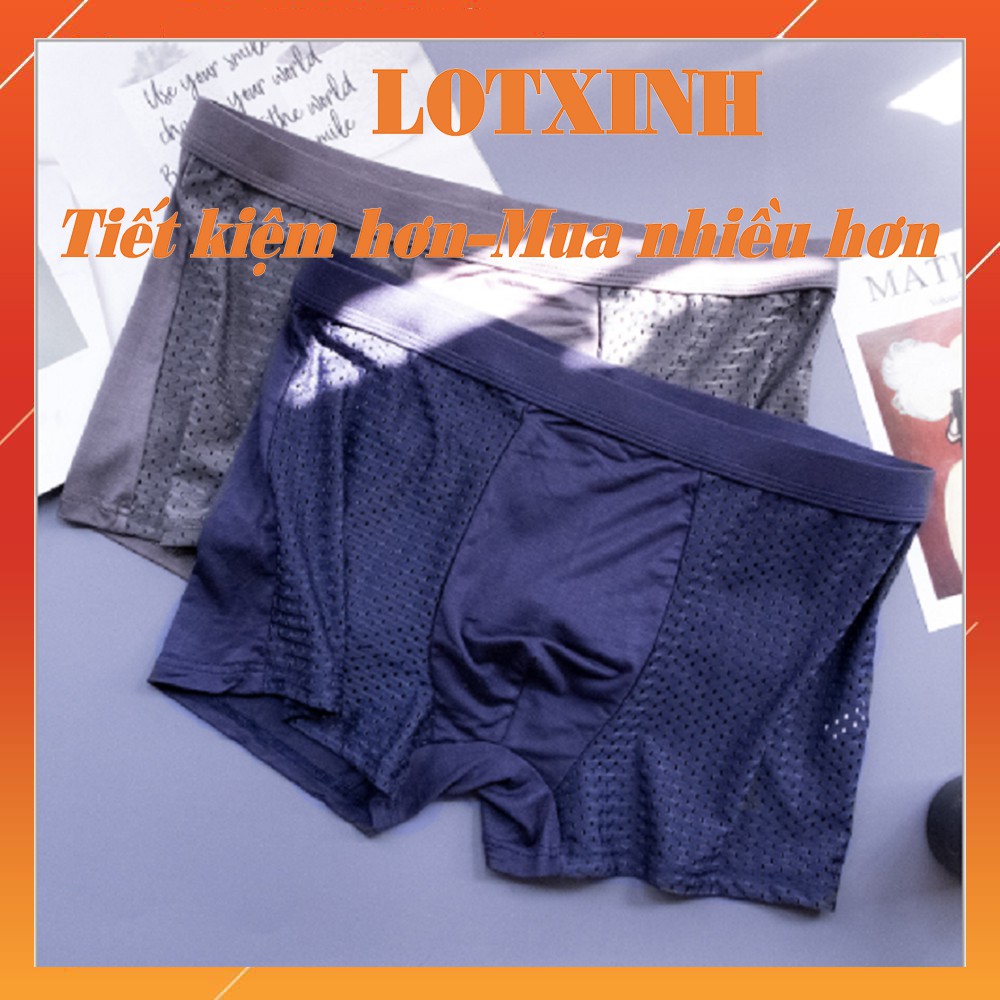Quần Lót Nam ❤️FREESHIP❤️ Quần Sịp Đùi Nam thông hơi thoáng mát cao cấp thoải mái dễ chịu LOTNAM10