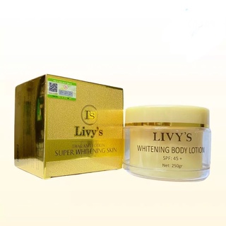 Kem body Livy's Thái Lan 250g, kem trắng da toàn thân body livy Thái Mỹ phẩm Mỹ Ái