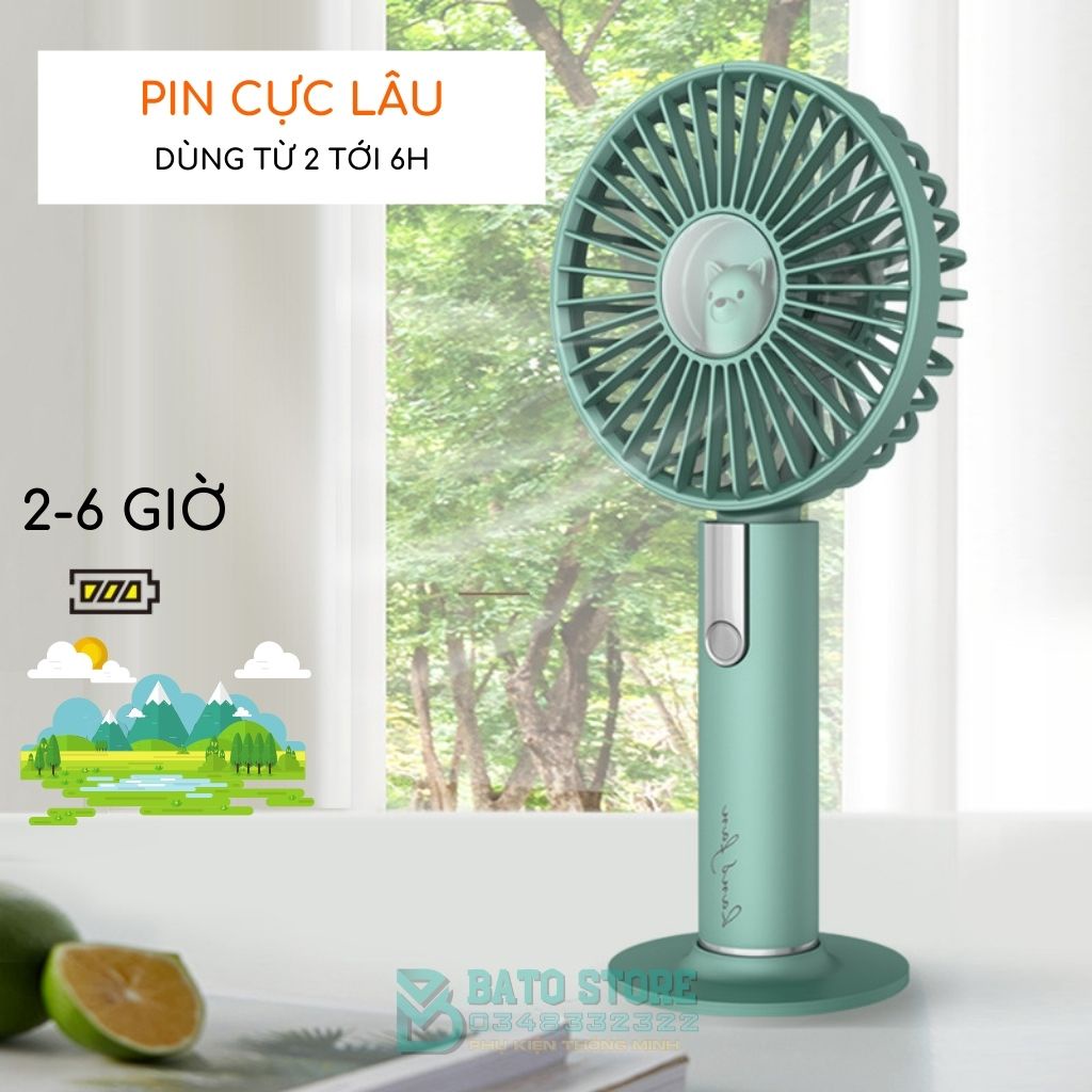 Quạt Cầm Tay Mini JOYFAN M109 Summer Wind Gió Cực Mạnh 3 Chế Độ, Pin Cực Lâu Tới 6 Tiếng - Cực Hot