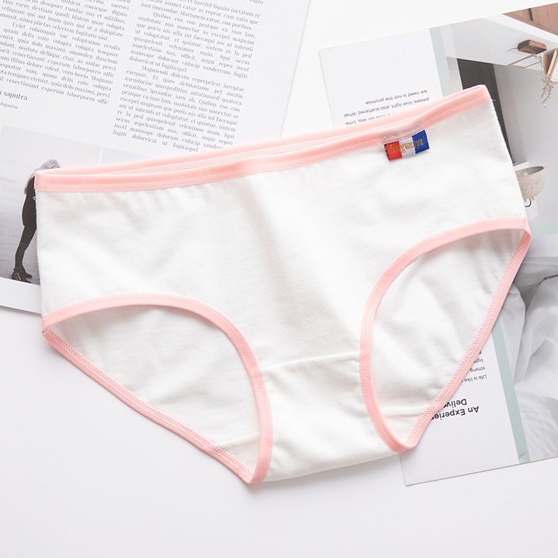 [Thanh Lý] quần lót nữ Cotton mịn thoáng mát KIMCHIBIKINI chip viền chun cute mềm mại xinh đẹp dễ thương QL071