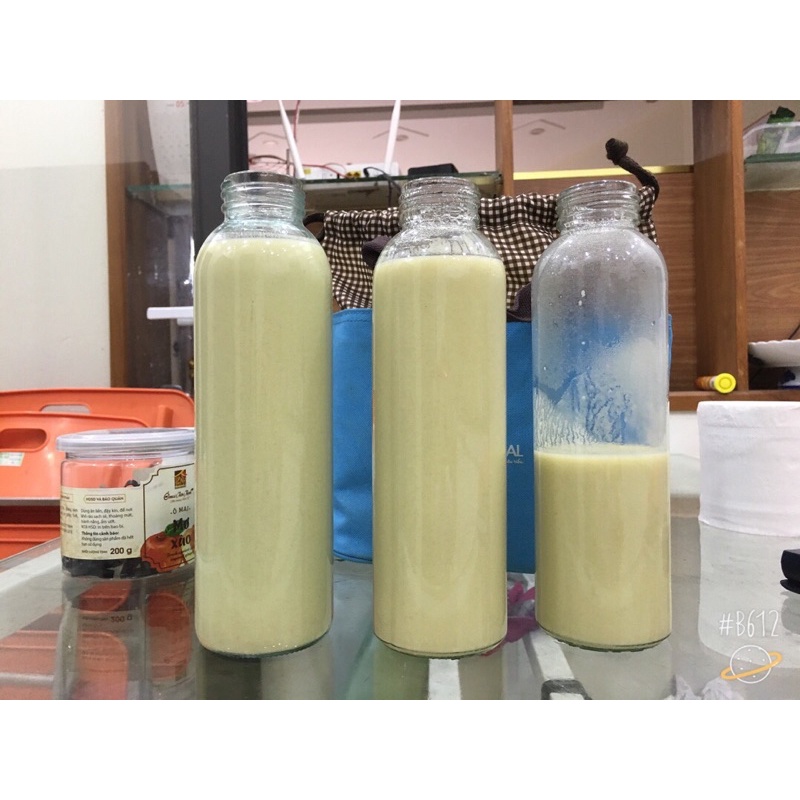 Chai thủy tinh - Bình nước thuỷ tinh 500ml có dây xách loại đẹp