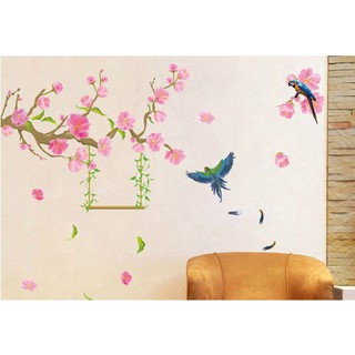 Decal dán tường Cành hoa đào  - Tết 06