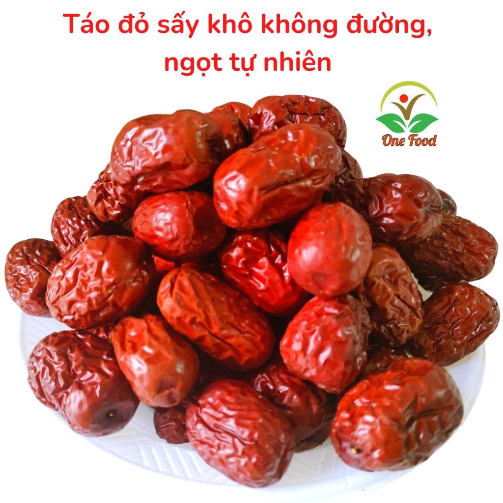 Táo Đỏ Thượng Hạng - TÁO TÀU sấy dẻo không đường - Dưỡng huyết, dưỡng nhan, an thần - Đồ Ăn Vặt - OneFood68