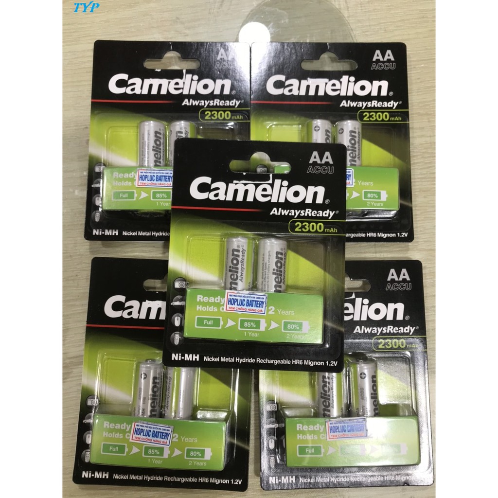 [TOPPIN] Bộ Sạc Pin Tự Ngắt Camelion BC-1012 Tặng Kèm 2 Viên Pin Sạc 2300mah