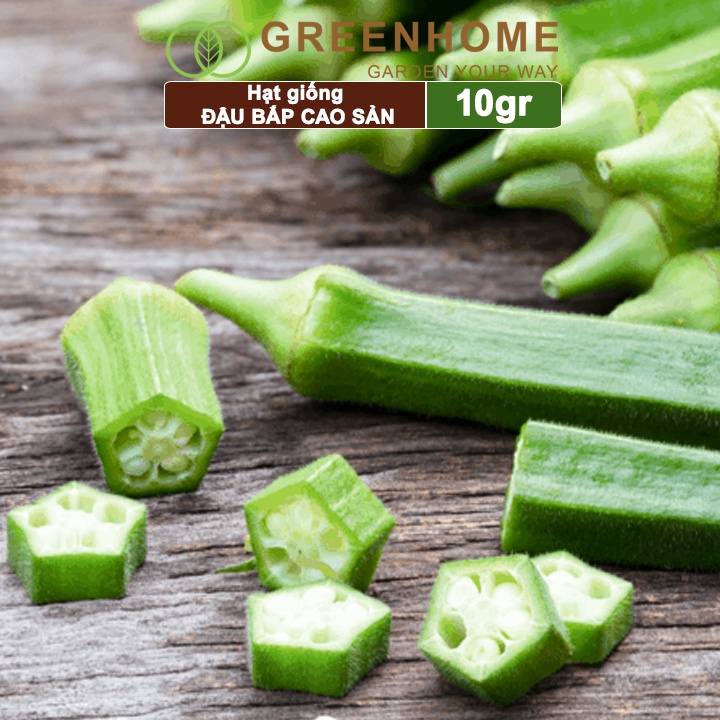 Hạt giống Đậu Bắp cao sản Greenhome, gói 10gr, dễ trồng, năng suất cao T06