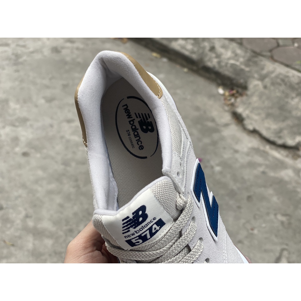 Giày NB 574 Classic Grey Blue- Xanh than Bản Cao cấp | BigBuy360 - bigbuy360.vn