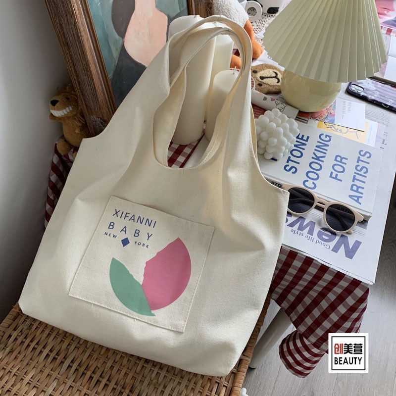 Túi Vải Canvas Đeo Vai Thời Trang Cá Tính