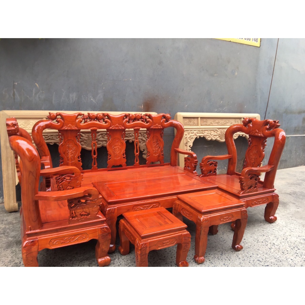 Bộ bàn ghế Minh Quốc Đào gỗ xoan ta -Nội thất phòng khách