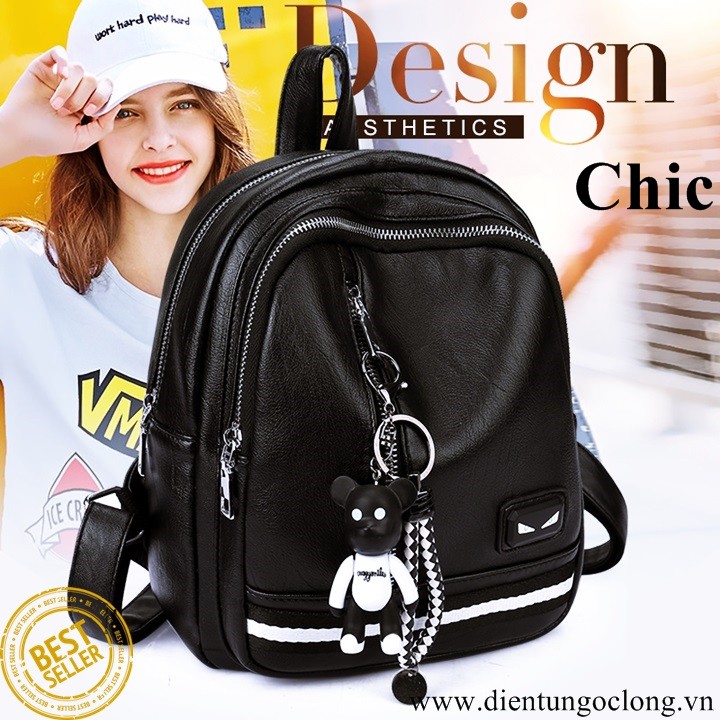 Balo Nữ Thời Trang Chic Fashion Da Pu Dày Hàng Cao Cấp