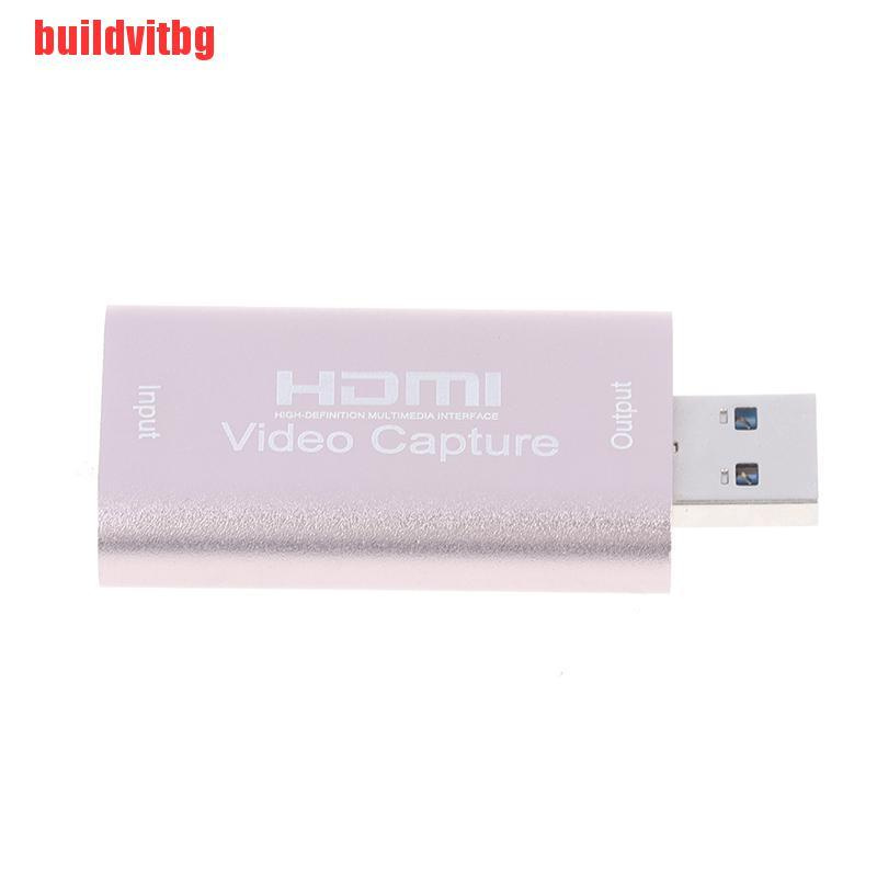 {buildvitbg}HDMI to USB 3.0 Video Capture Card 1080P HD Recorder Game Video Live Stream B GVQ