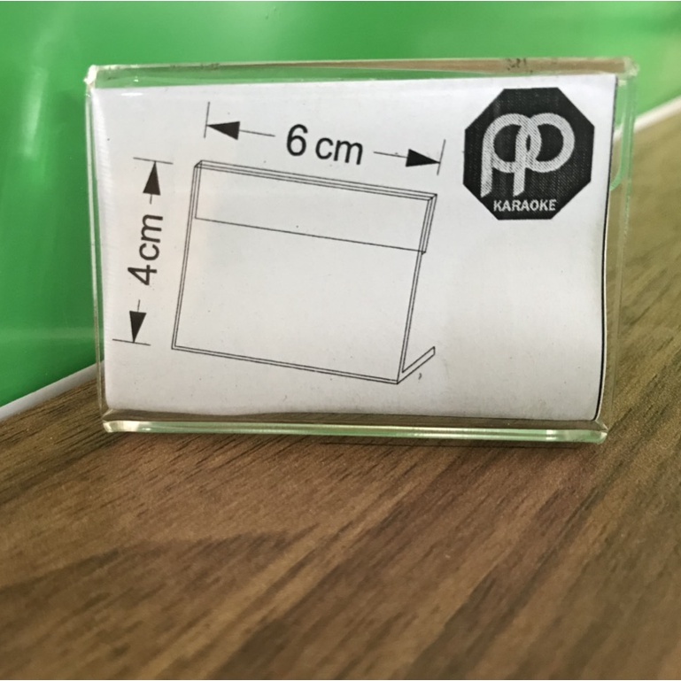 Kệ Menu Mica Chữ L Mini Để Bàn Bảng Giá Ghi Thông Số Sản Phẩm Dọc Ngang Kich Thươc Nhỏ