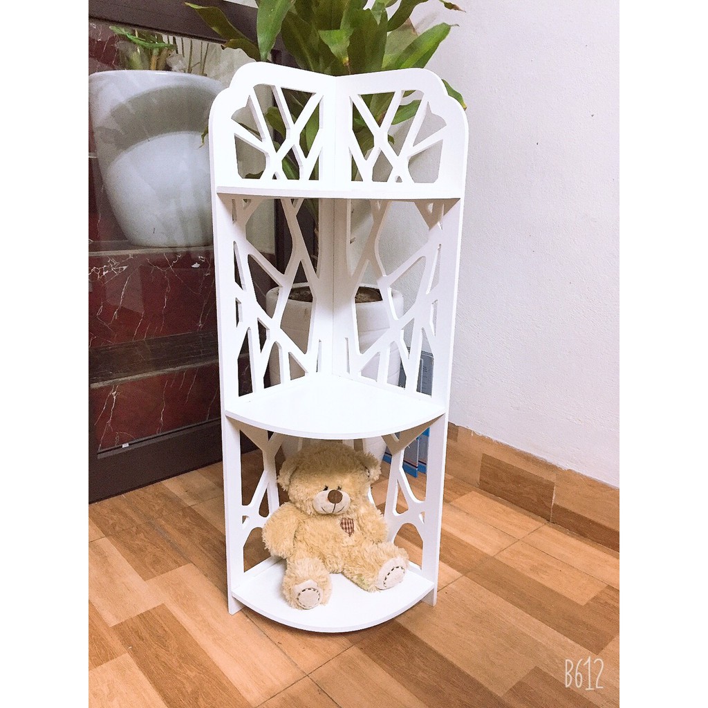 [ RẺ VÔ ĐỊCH] Kệ Góc hiện đại Kẻ Sọc 3 Tầng nhà tắm chống nước IG121 | BigBuy360 - bigbuy360.vn