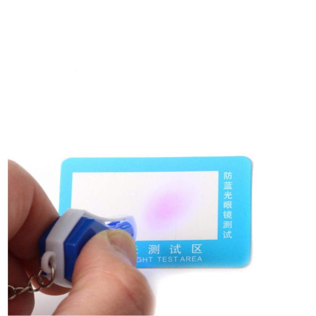 Đèn kiểm tra tròng kính chống ánh sáng xanh | Phụ kiện kính mắt