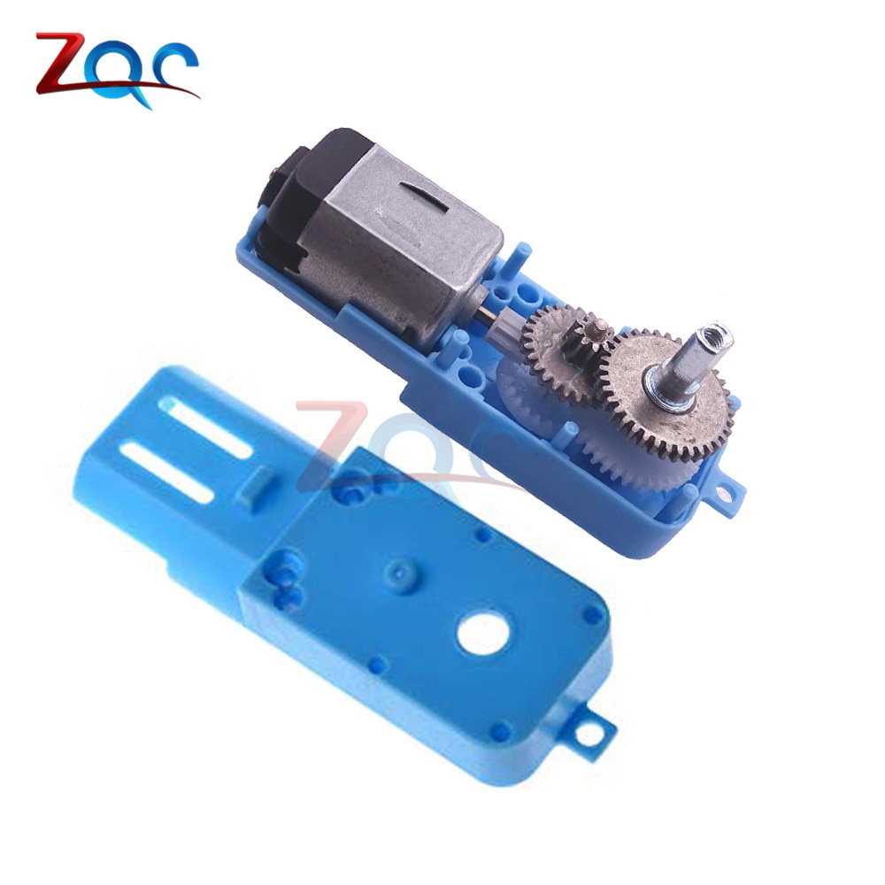 Động cơ bánh răng kim loại giảm tốc cho robot thông minh 1: 90 3v-6v