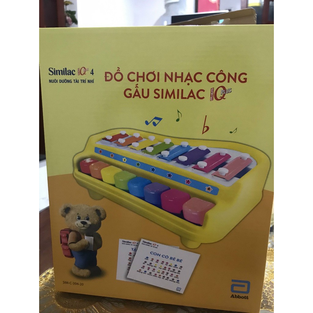 ĐỒ CHƠI NHẠC CÔNG GẤU SIMILAC IQ QUÀ TẶNG SỮA SIMILAC